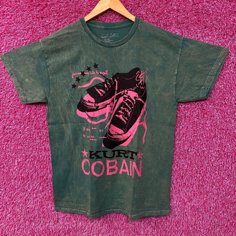 Kurt Cobain Obscene Phone Calls to Myself Nirvana Grunge T-Shirt Large